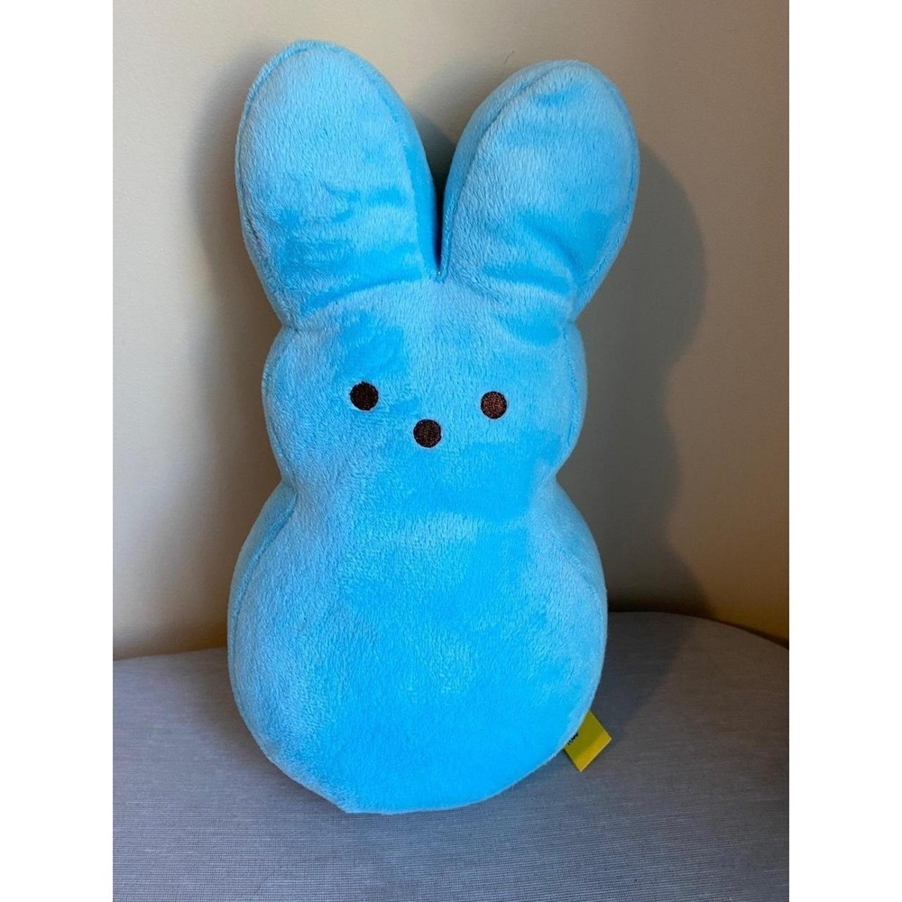 Peeps Blue Bunny Rabbit Plush 8" Easter Stuffed Animal Toy s1